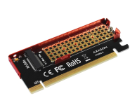 AXAGON PCEM2-S Adapter wewnętrzny PCIe x16, 1x M.2 NVMe M-ke - 1139527 - zdjęcie 3